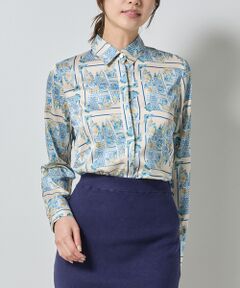 NARACAMICIE / ナラカミーチェ シャツ・ブラウス | 【NARACAMICIE】GENIUS森柄長袖シャツ