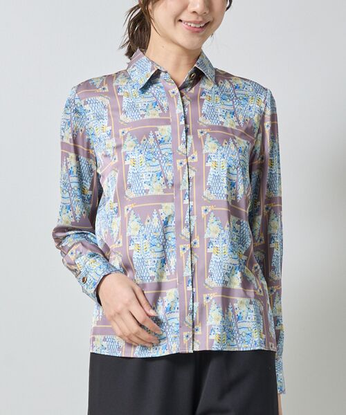 NARACAMICIE / ナラカミーチェ シャツ・ブラウス | 【NARACAMICIE】GENIUS森柄長袖シャツ | 詳細1