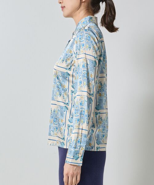 NARACAMICIE / ナラカミーチェ シャツ・ブラウス | 【NARACAMICIE】GENIUS森柄長袖シャツ | 詳細4