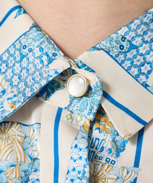 NARACAMICIE / ナラカミーチェ シャツ・ブラウス | 【NARACAMICIE】GENIUS森柄長袖シャツ | 詳細7