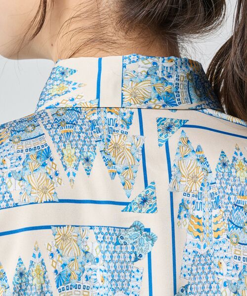 NARACAMICIE / ナラカミーチェ シャツ・ブラウス | 【NARACAMICIE】GENIUS森柄長袖シャツ | 詳細8