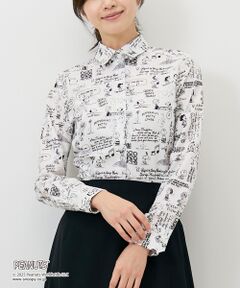 NARACAMICIE / ナラカミーチェ シャツ・ブラウス | 【PEANUTS】ドローイングシャツカラーブラウス