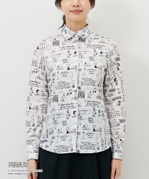 NARACAMICIE / ナラカミーチェ シャツ・ブラウス | 【PEANUTS】ドローイングシャツカラーブラウス | 詳細2
