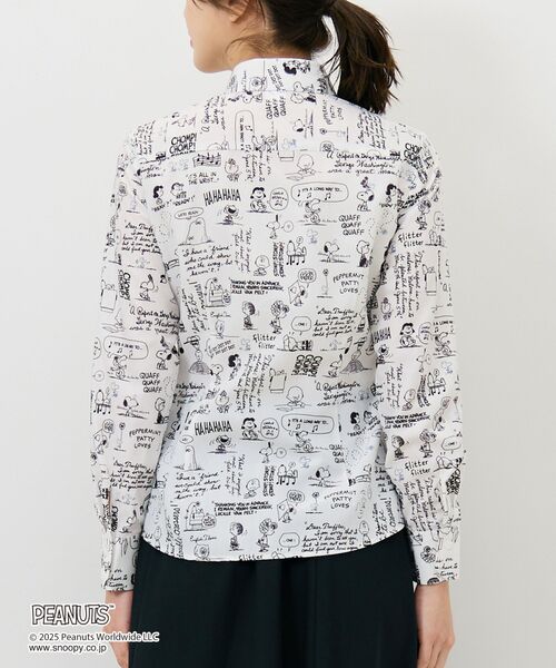 NARACAMICIE / ナラカミーチェ シャツ・ブラウス | 【PEANUTS】ドローイングシャツカラーブラウス | 詳細4
