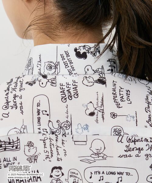 NARACAMICIE / ナラカミーチェ シャツ・ブラウス | 【PEANUTS】ドローイングシャツカラーブラウス | 詳細6