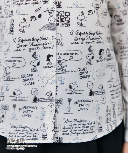 NARACAMICIE / ナラカミーチェ シャツ・ブラウス | 【PEANUTS】ドローイングシャツカラーブラウス | 詳細7