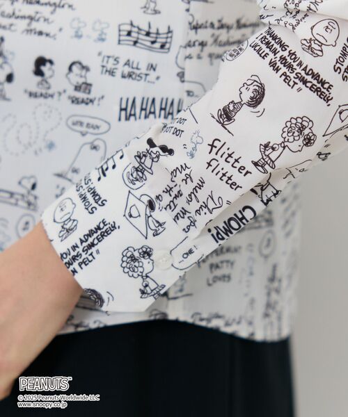 NARACAMICIE / ナラカミーチェ シャツ・ブラウス | 【PEANUTS】ドローイングシャツカラーブラウス | 詳細8