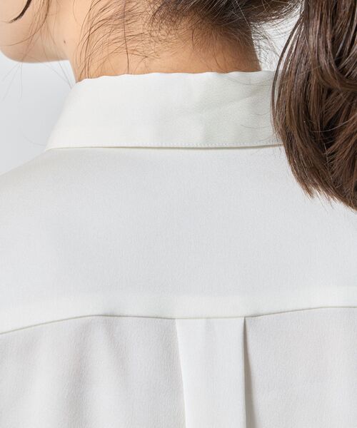 NARACAMICIE / ナラカミーチェ シャツ・ブラウス | 【NARACAMICIE】サテン長袖シャツ | 詳細10