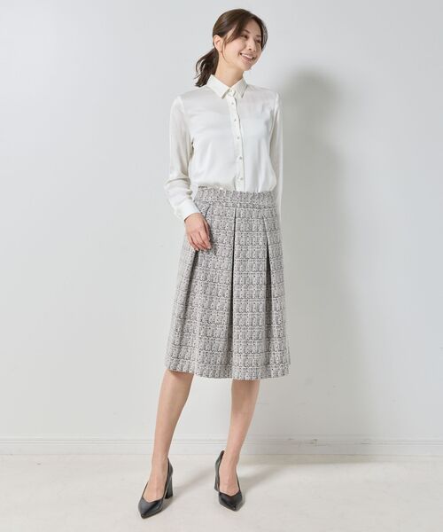 NARACAMICIE / ナラカミーチェ シャツ・ブラウス | 【NARACAMICIE】サテン長袖シャツ | 詳細12