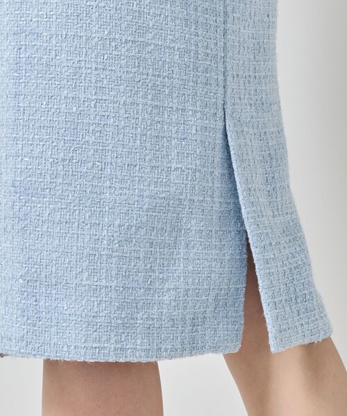 NARACAMICIE / ナラカミーチェ ミニ・ひざ丈スカート | 【NARACAMICIE】【セットアップ対応】ファンシーツィードタイトスカート | 詳細11