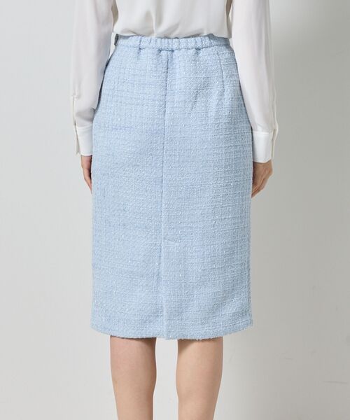 NARACAMICIE / ナラカミーチェ ミニ・ひざ丈スカート | 【NARACAMICIE】【セットアップ対応】ファンシーツィードタイトスカート | 詳細6