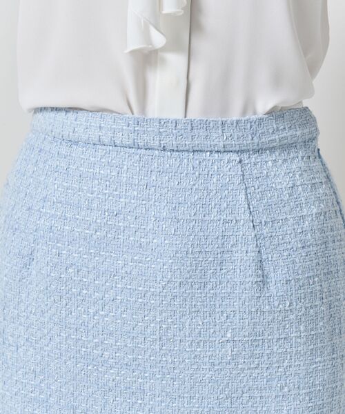NARACAMICIE / ナラカミーチェ ミニ・ひざ丈スカート | 【NARACAMICIE】【セットアップ対応】ファンシーツィードタイトスカート | 詳細7