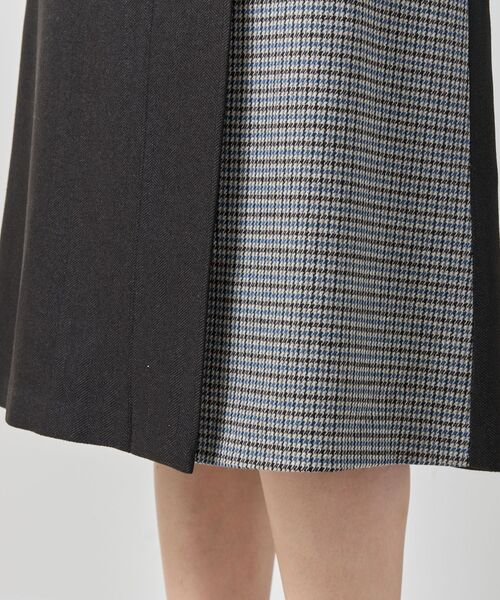 NARACAMICIE / ナラカミーチェ ミニ・ひざ丈スカート | 【NARACAMICIE】【セットアップ対応】ヘリンボン×チェックスカート | 詳細8