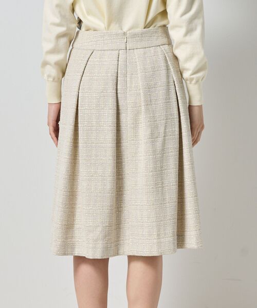 NARACAMICIE / ナラカミーチェ ミニ・ひざ丈スカート | 【NARACAMICIE】ツィードタックフレアスカート | 詳細4