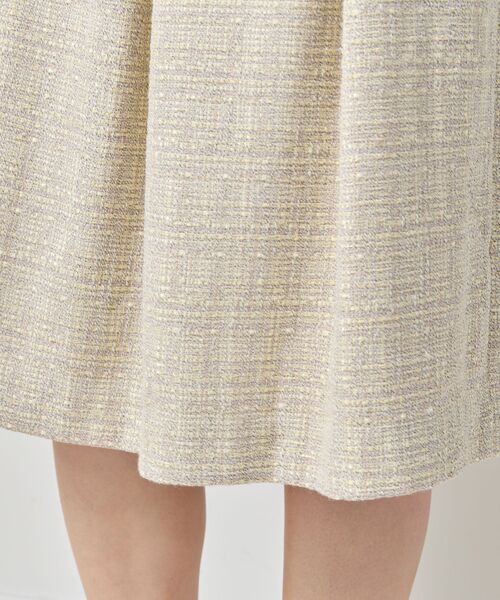 NARACAMICIE / ナラカミーチェ ミニ・ひざ丈スカート | 【NARACAMICIE】ツィードタックフレアスカート | 詳細8