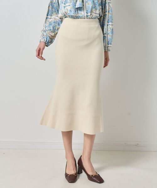 NARACAMICIE / ナラカミーチェ ミニ・ひざ丈スカート | 【NARACAMICIE】ニットスカート | 詳細1