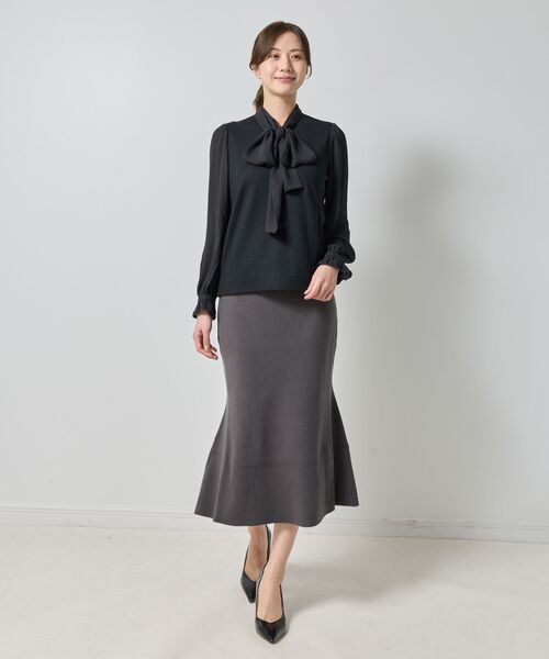 NARACAMICIE / ナラカミーチェ ミニ・ひざ丈スカート | 【NARACAMICIE】ニットスカート | 詳細11