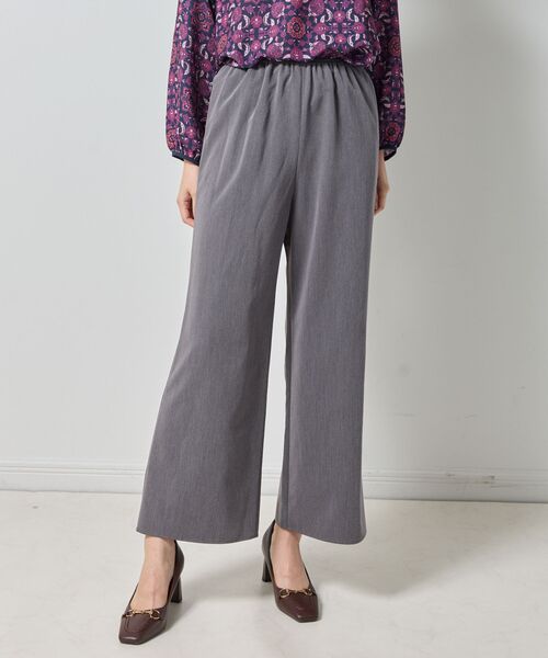 NARACAMICIE / ナラカミーチェ その他パンツ | 【NARACAMICIE】【セットアップ対応】ソフトワイドパンツ | 詳細1