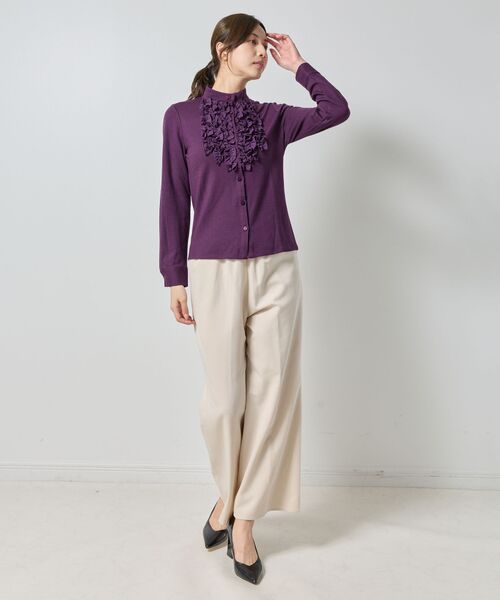 NARACAMICIE / ナラカミーチェ その他パンツ | 【NARACAMICIE】【セットアップ対応】ソフトワイドパンツ | 詳細13