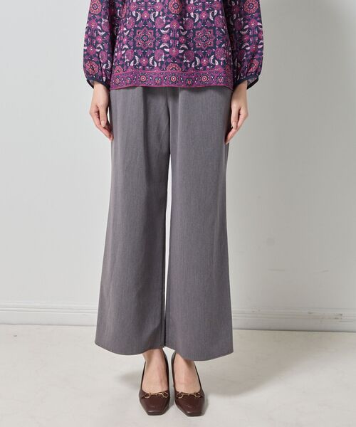 NARACAMICIE / ナラカミーチェ その他パンツ | 【NARACAMICIE】【セットアップ対応】ソフトワイドパンツ | 詳細4