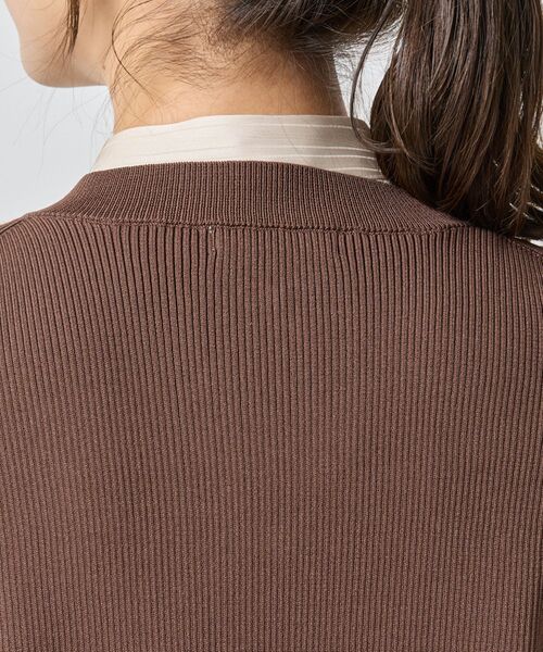NARACAMICIE / ナラカミーチェ ニット・セーター | 【NARACAMICIE】ラメツィードドッキングクルーカーディガン | 詳細11