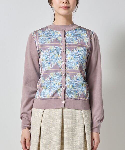 NARACAMICIE / ナラカミーチェ ニット・セーター | 【NARACAMICIE】GENIUS森柄ニットカーディガン | 詳細3