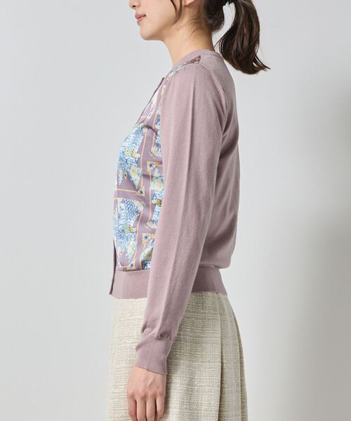 NARACAMICIE / ナラカミーチェ ニット・セーター | 【NARACAMICIE】GENIUS森柄ニットカーディガン | 詳細4