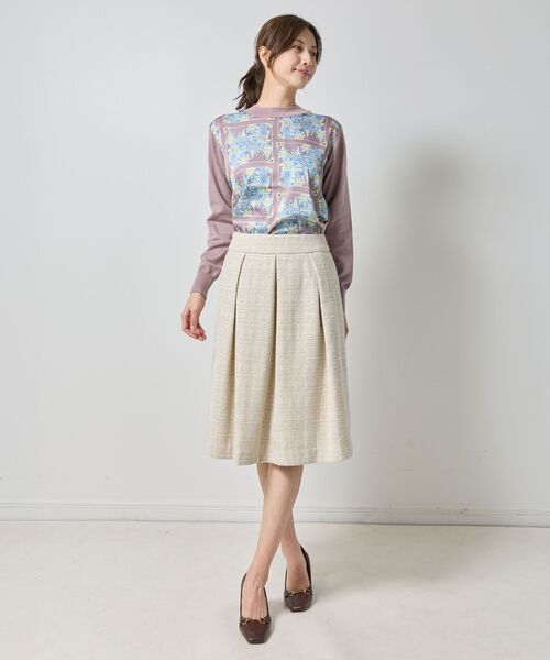 NARACAMICIE / ナラカミーチェ ニット・セーター | 【NARACAMICIE】GENIUS森柄ニットプルオーバー | 詳細10