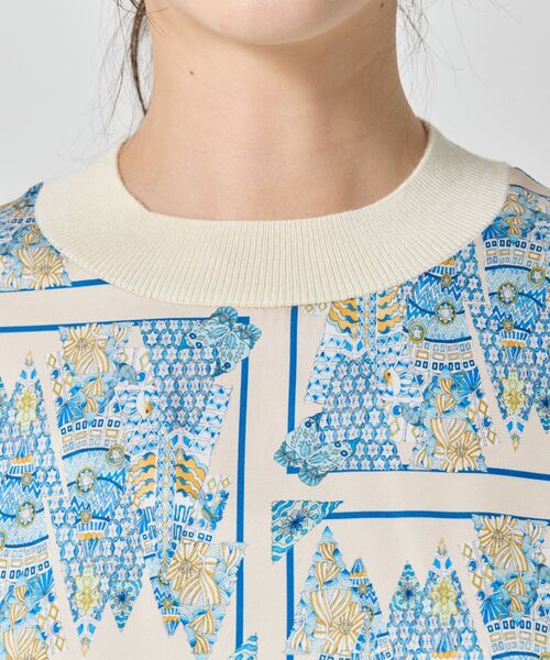 NARACAMICIE / ナラカミーチェ ニット・セーター | 【NARACAMICIE】GENIUS森柄ニットプルオーバー | 詳細4