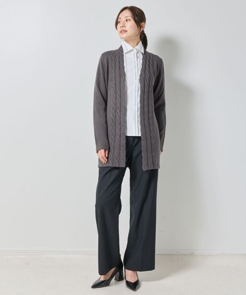 NARACAMICIE / ナラカミーチェ ニット・セーター | 【NARACAMICIE】ケーブルニットカーディガン | 詳細14