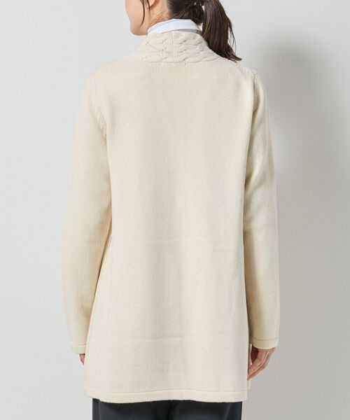 NARACAMICIE / ナラカミーチェ ニット・セーター | 【NARACAMICIE】ケーブルニットカーディガン | 詳細6