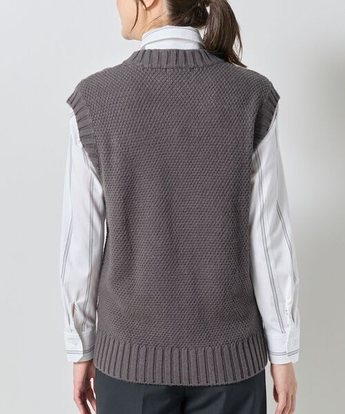 NARACAMICIE / ナラカミーチェ ニット・セーター | 【NARACAMICIE】ケーブルニットベスト | 詳細5