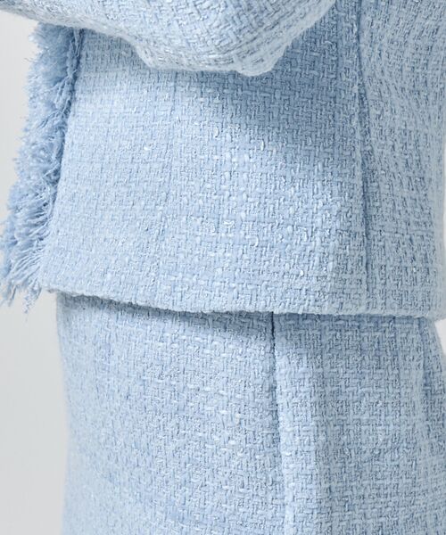 NARACAMICIE / ナラカミーチェ テーラードジャケット | 【NARACAMICIE】【セットアップ対応】ファンシーツィードノーカラージャケット | 詳細12