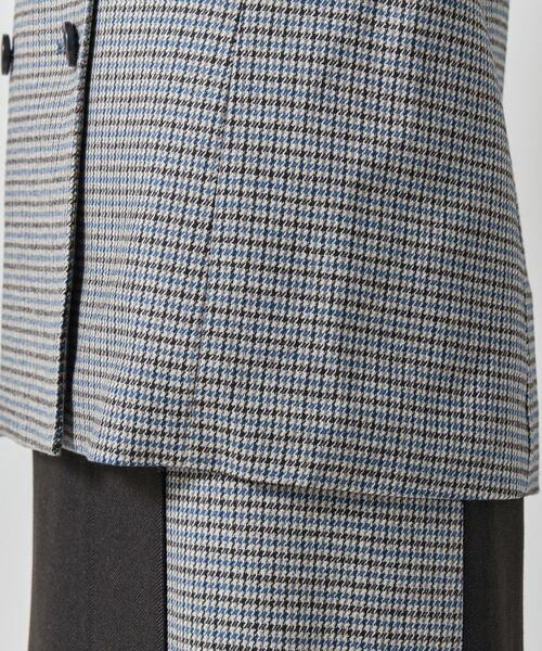 NARACAMICIE / ナラカミーチェ テーラードジャケット | 【NARACAMICIE】【セットアップ対応】チェックダブルブレストジャケット | 詳細10