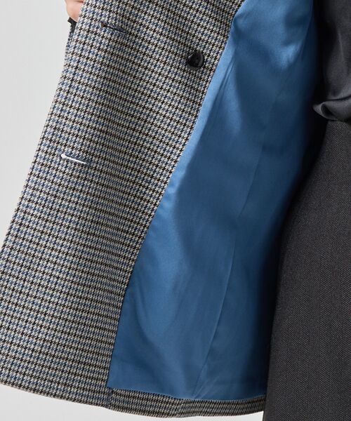 NARACAMICIE / ナラカミーチェ テーラードジャケット | 【NARACAMICIE】【セットアップ対応】チェックダブルブレストジャケット | 詳細13