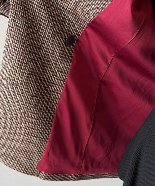NARACAMICIE / ナラカミーチェ テーラードジャケット | 【NARACAMICIE】【セットアップ対応】チェックダブルブレストジャケット | 詳細15