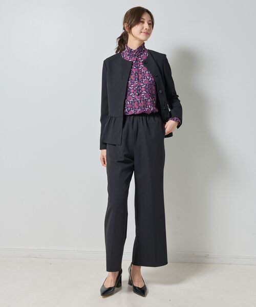 NARACAMICIE / ナラカミーチェ テーラードジャケット | 【NARACAMICIE】【セットアップ対応】ペプラムノーカラージャケット | 詳細15