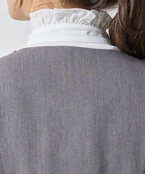 NARACAMICIE / ナラカミーチェ テーラードジャケット | 【NARACAMICIE】【セットアップ対応】ペプラムノーカラージャケット | 詳細7