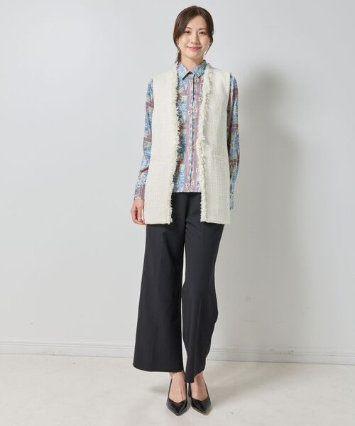 NARACAMICIE / ナラカミーチェ その他アウター | 【NARACAMICIE】ファンシーツィードジレ | 詳細10