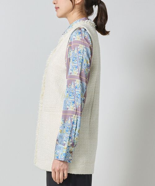 NARACAMICIE / ナラカミーチェ その他アウター | 【NARACAMICIE】ファンシーツィードジレ | 詳細2