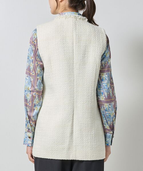 NARACAMICIE / ナラカミーチェ その他アウター | 【NARACAMICIE】ファンシーツィードジレ | 詳細3