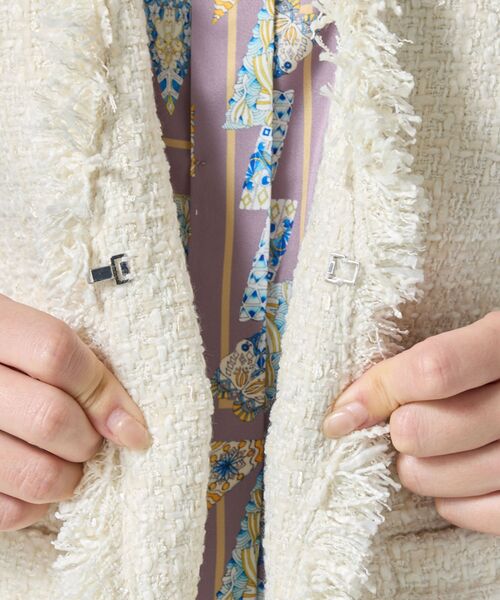 NARACAMICIE / ナラカミーチェ その他アウター | 【NARACAMICIE】ファンシーツィードジレ | 詳細6