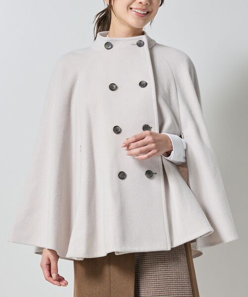 NARACAMICIE / ナラカミーチェ ダッフルコート | 【NARACAMICIE】ウールポンチョコート | 詳細1