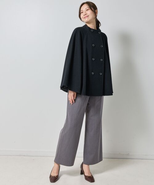 NARACAMICIE / ナラカミーチェ ダッフルコート | 【NARACAMICIE】ウールポンチョコート | 詳細14