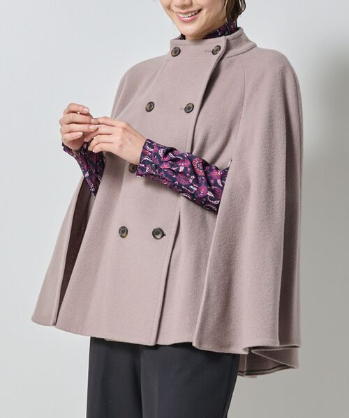 NARACAMICIE / ナラカミーチェ ダッフルコート | 【NARACAMICIE】ウールポンチョコート | 詳細3