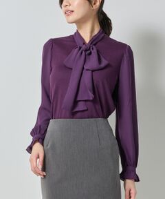 NARACAMICIE / ナラカミーチェ カットソー | 【NARACAMICIE】ウールジャージリボンプルオーバー