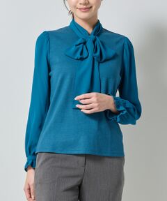 NARACAMICIE / ナラカミーチェ カットソー | 【NARACAMICIE】ウールジャージリボンプルオーバー