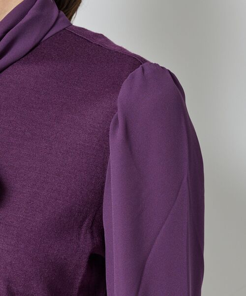 NARACAMICIE / ナラカミーチェ カットソー | 【NARACAMICIE】ウールジャージリボンプルオーバー | 詳細10
