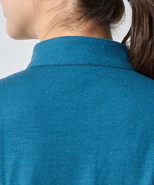 NARACAMICIE / ナラカミーチェ カットソー | 【NARACAMICIE】ウールジャージフリル長袖カットソー | 詳細8