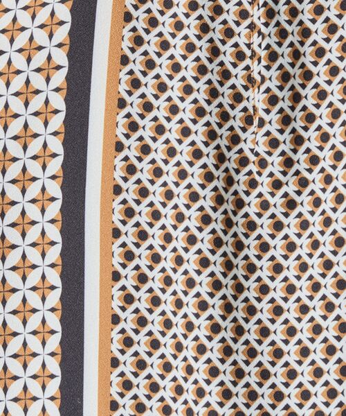 NARACAMICIE / ナラカミーチェ ロング・マキシ丈ワンピース | 【NARACAMICIE】共ベルト付パッチワーク幾何ワンピース | 詳細11